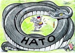 Ryssland omringas av Nato