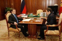 Medvedev och Chloponin. Foto: Kremlin.ru