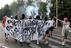 Anarkister i Chimki den 27 juli 2010.