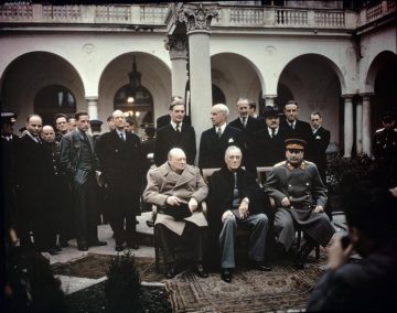 Jaltakonferensen i februari 1945.